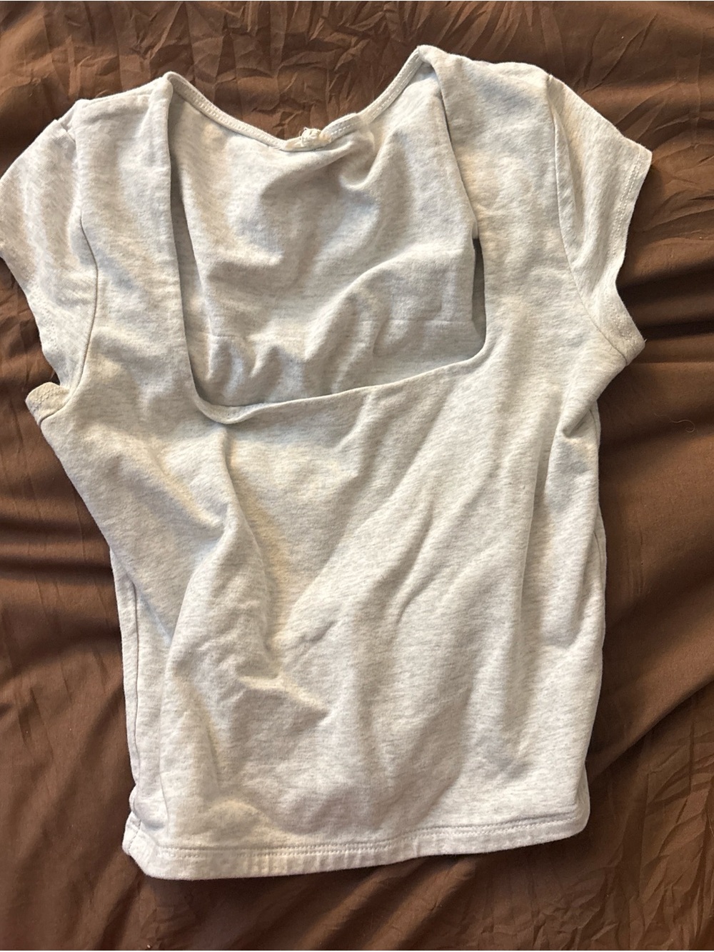 Garage Light Gray Scoop Neck Tank Top